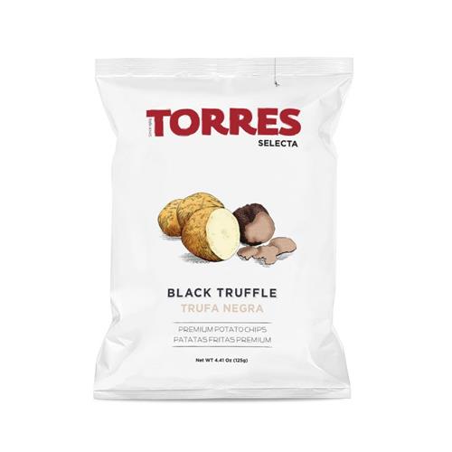 Verpakking Torres chips met truffelsmaak